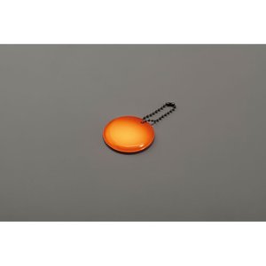 Round reflective keyring