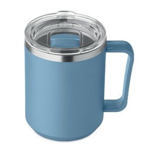 Double wall mug 400ml — COCOA - Back View