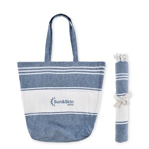 Beach bag with hammam towel — HUMMUM
