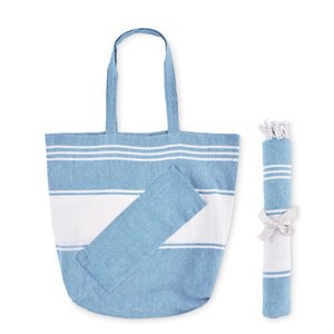 Beach bag with hammam towel