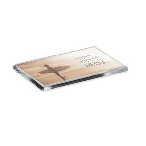 Acrylic photo magnet rectangular