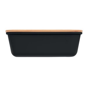 Lunch box with bamboo lid — THURSDAY - Back View