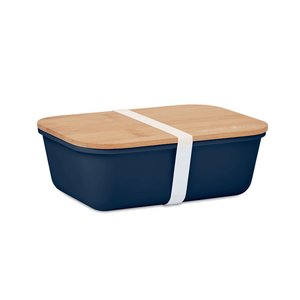Lunch box with bamboo lid — THURSDAY - Back View