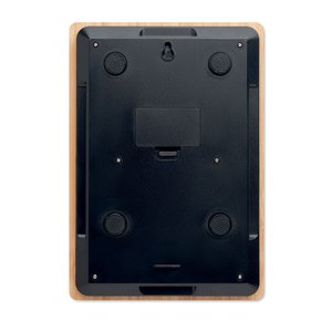 Bamboo digital kitchen scales — PRECISE - Back View