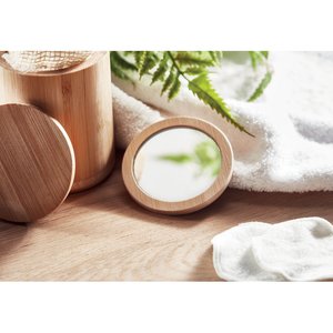 Bamboo make-up mirror — MALAY