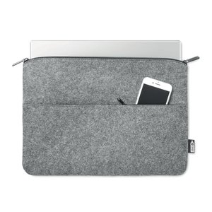 RPET felt zipped laptop bag — TOPLO