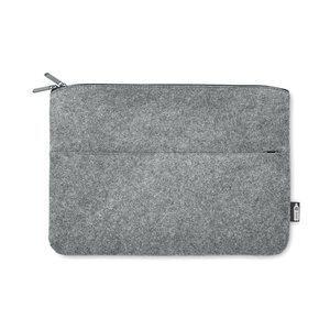 RPET felt zipped laptop bag — TOPLO