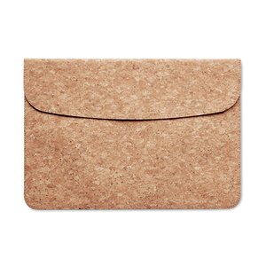 Cork laptop bag magnetic flap — GRACE