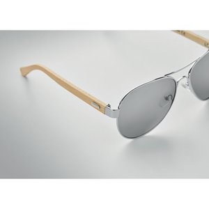 Bamboo sunglasses in pouch — HONIARA