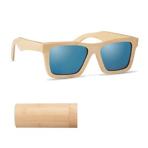Sunglasses and case in bamboo — WANAKA