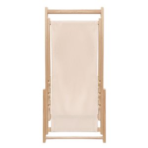 Beach chair in wood — HONOPU - Back View