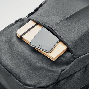 600D RPET 2 tone backpack