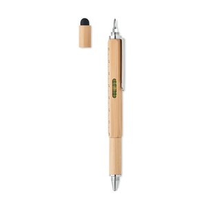 Spirit level pen in bamboo — TOOLBAM