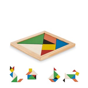 Tangram puzzle in wood — TANGRAM