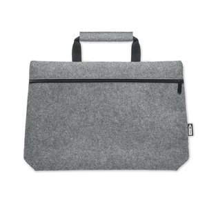 RPET felt zippered laptop bag — TAPLA