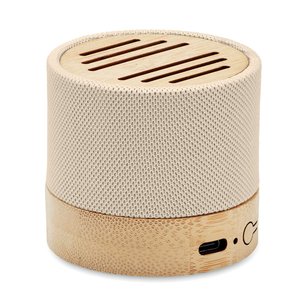 Bamboo RPET wireless speaker — BOOL