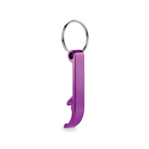Recycled aluminium key ring — OVIKEY - Back View