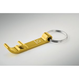 Recycled aluminium key ring
