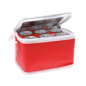 Nonwoven 6 can cooler bag — PROMOCOOL - Back View