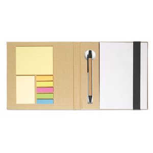 Notebook with memo set and pen — QUINCY