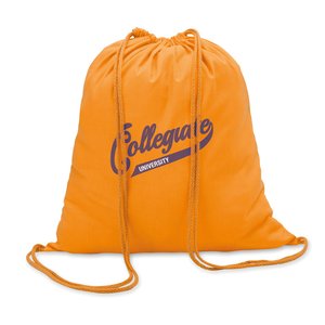 100gr/m² cotton drawstring bag — COLORED