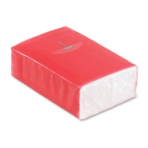 Mini tissues in packet — SNEEZIE
