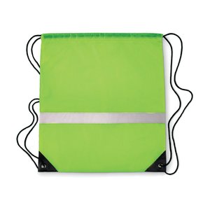 Drawstring reflective stripe