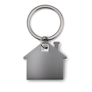House shape plastic key ring — IMBA - Back View