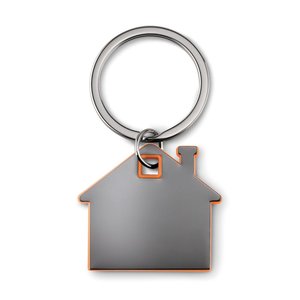 House shape plastic key ring — IMBA - Back View