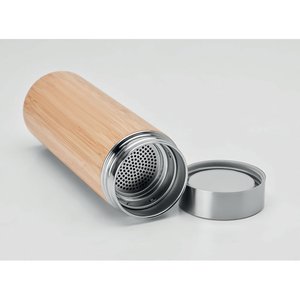 Double wall bamboo flask 400ml — BATUMI