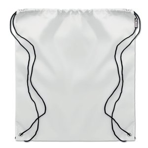 190T RPET drawstring bag — SHOOPPET - Back View