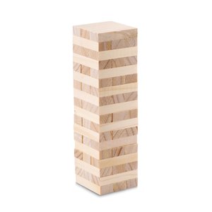Tower game in cotton pouch