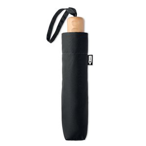 21 inch RPET foldable umbrella — TRALEE - Back View