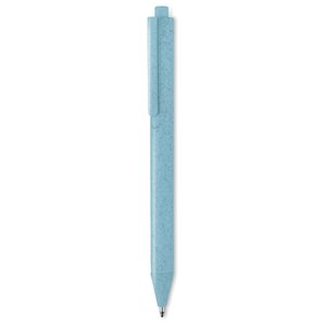 Wheat Straw/ABS push type pen — PECAS - Back View