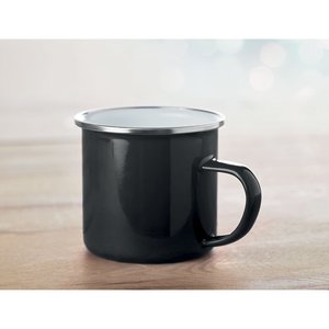 Metal mug with enamel layer — PLATEADO