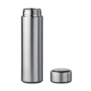 Bottle with touch thermometer