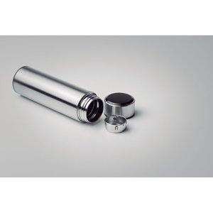 Bottle with touch thermometer