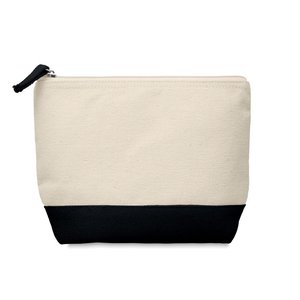 Bicolour cotton cosmetic bag — KLEUREN