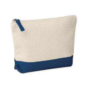 Bicolour cotton cosmetic bag — KLEUREN