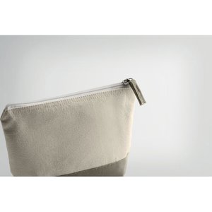 Bicolour cotton cosmetic bag — KLEUREN