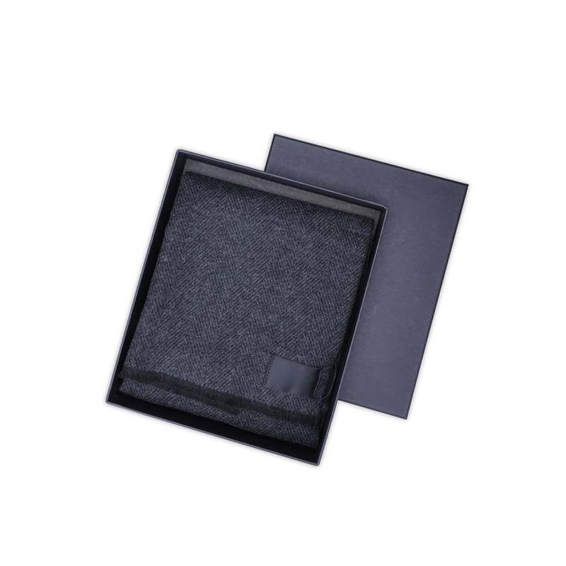 Santhome Premium Wool Herringbone Scarf in Gift Box