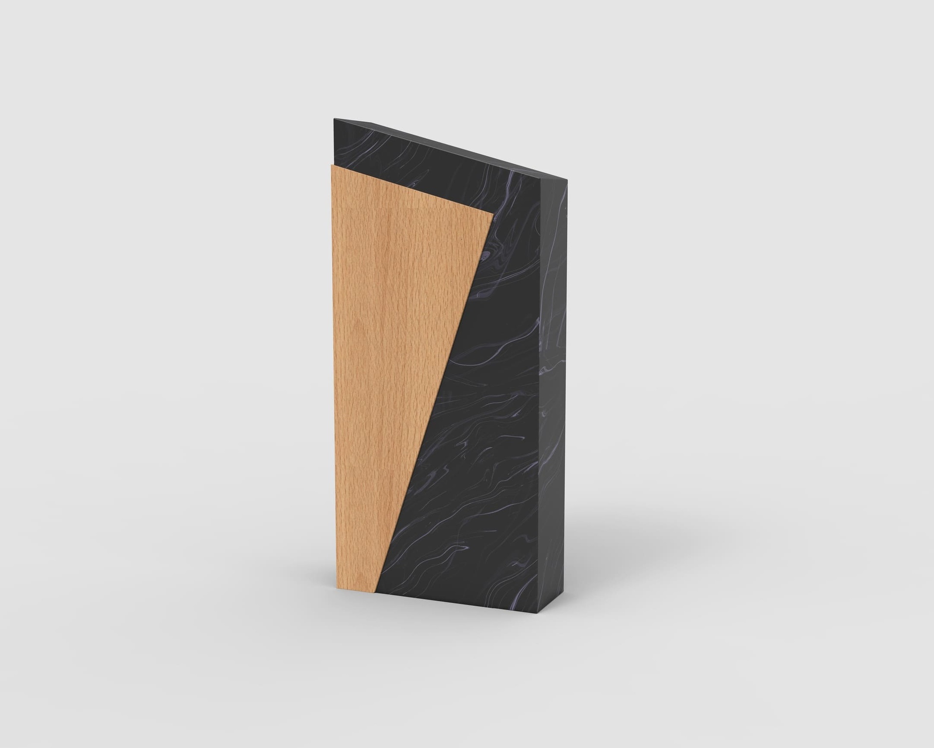 Waste-to-Wins® Recycled Award - Black Swirl
