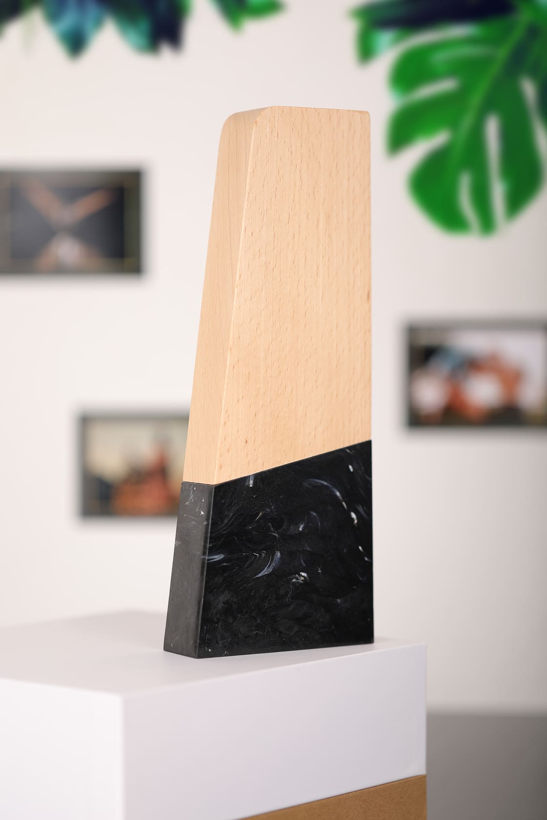 Waste-to-Wins® Recycled Award - Black Swirl