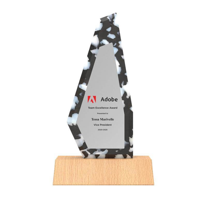 eco-neutral® Waste-to-Wins® FSC Beech Recycled Plastic Award
