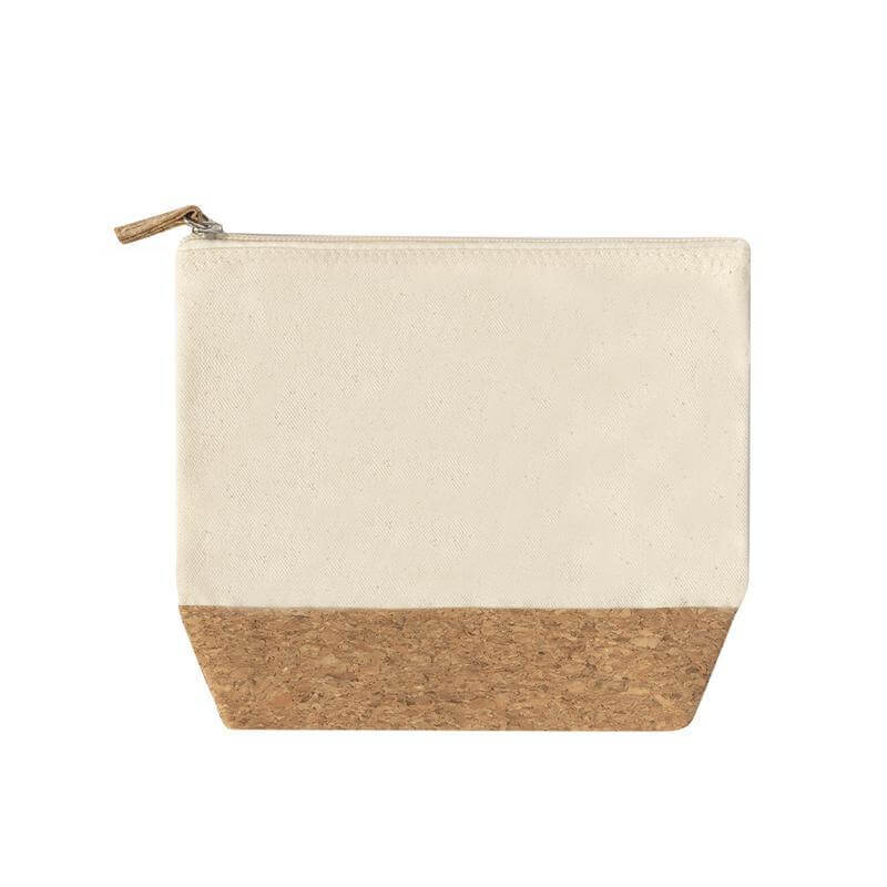eco-neutral Recycled Cotton/Cork Pouch