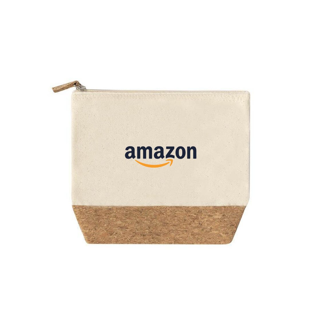 eco-neutral Recycled Cotton/Cork Pouch