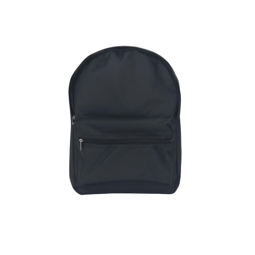 Promotional 15" 300D Polyester Backpack - Black