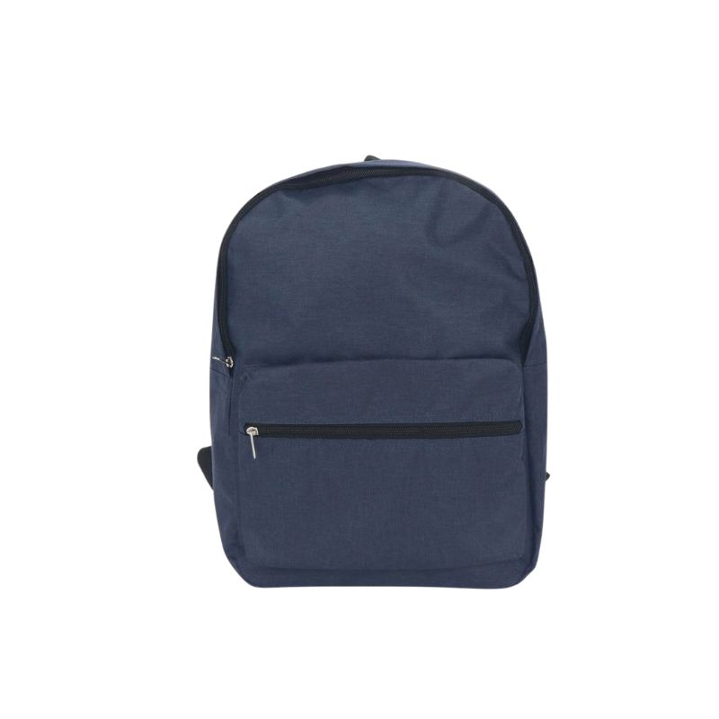 Promotional 15" 300D Polyester Backpack - Navy Blue