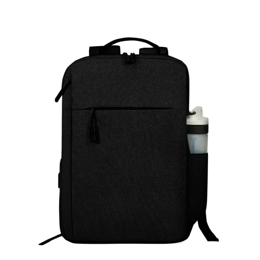 Giftology 14" Laptop Backpack 10L - Black (Anti-bacterial)
