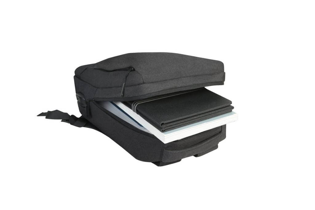 Giftology GRS-certified Recycled RPET Backpack - Black